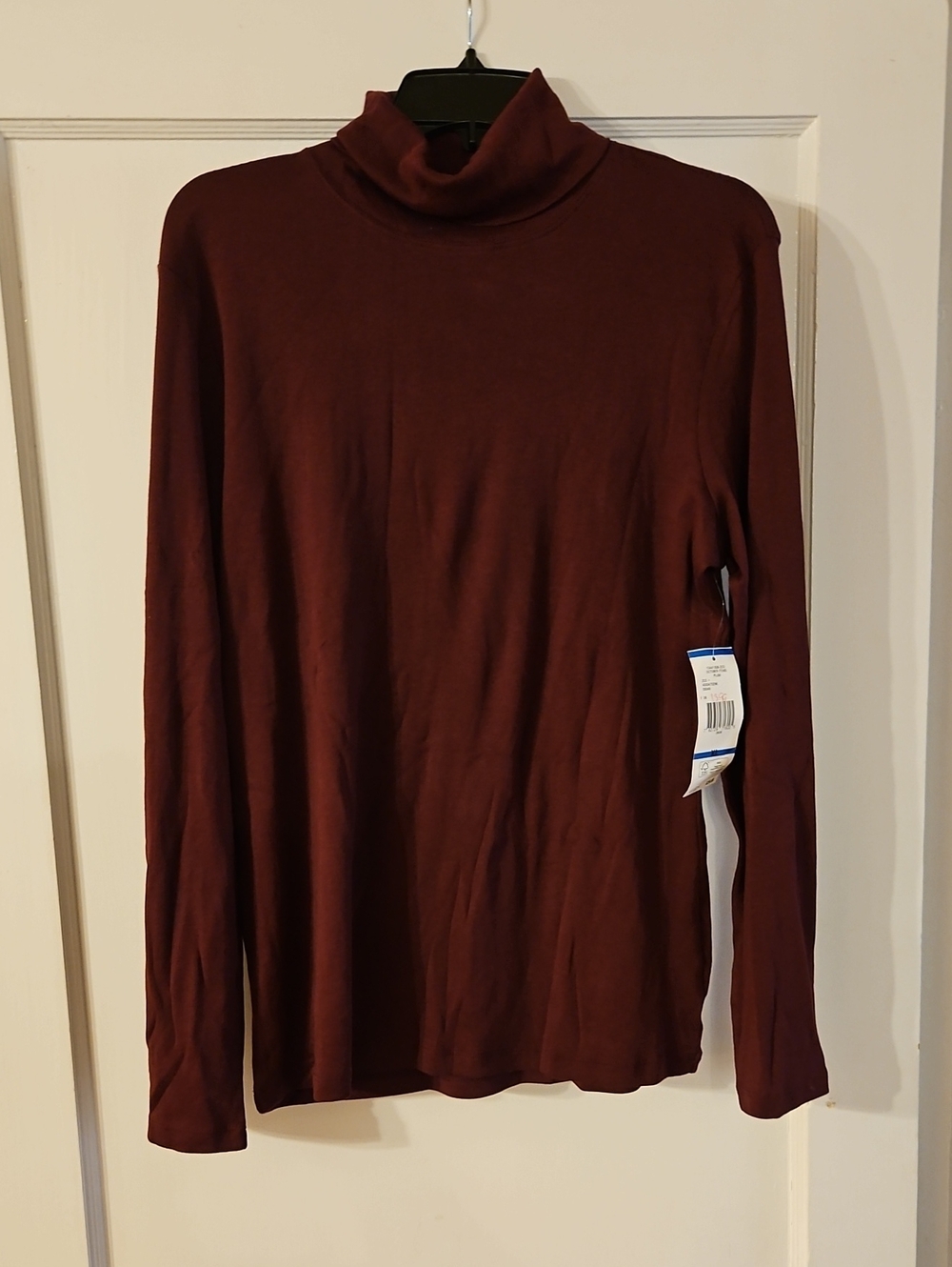 Women's Plum Turtleneck Shirt